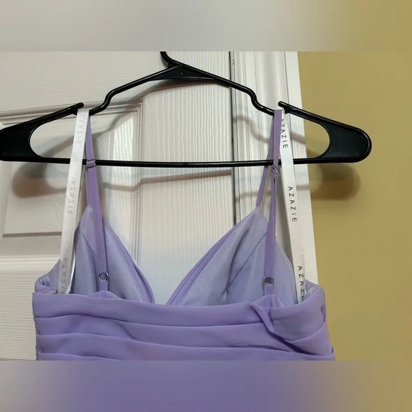 Azazie Lavender bridesmaids/formal dress. Only worn once. - Picture 3 of 11